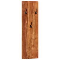 Wandkapstokken 2 st 36x3x110 cm massief acaciahout 11