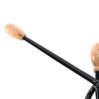 Kapstok 176 cm gepoedercoat ijzer zwart 7