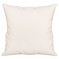 Sierkussens 2 st 40x40 cm microvezelstof beige 4