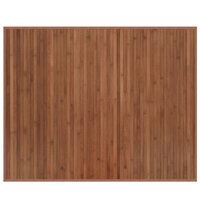 Vloerkleed rechthoekig 80x100 cm bamboe bruin 2