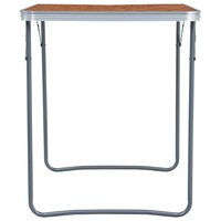 Campingtafel inklapbaar met metalen frame 80x60 cm 4