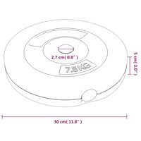Halterschijven 6 st 30 kg cement 12