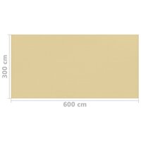 Tenttapijt 300x600 cm beige 4