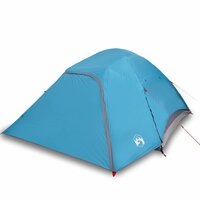Koepeltent 6-persoons waterdicht blauw 2