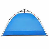 Strandtent 2-persoons waterdicht snelontgrendeling azuurblauw 7