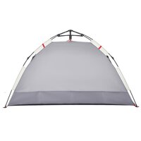 strandtent 2-persoons waterdicht snelontgrendeling grijs 7