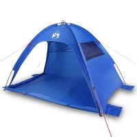 Strandtent waterdicht azuurblauw 2