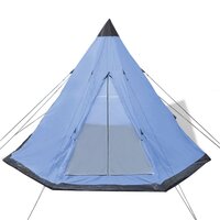 Tent 4-persoons blauw 3