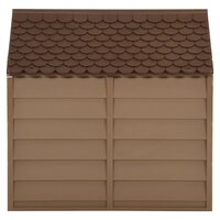 Hondenhok 71x71,5x68 cm PP bruin 3