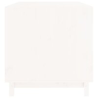 Hondenhok 100x70x72 cm massief grenenhout wit 6