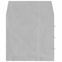 Hondenkennel met dak 2x2x2,5 m gegalvaniseerd staal zilver 4