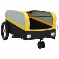 Fietstrailer 30 kg ijzer zwart en geel 5