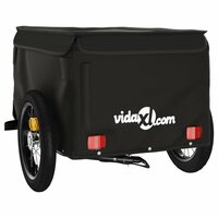 Fietstrailer 30 kg ijzer zwart 8
