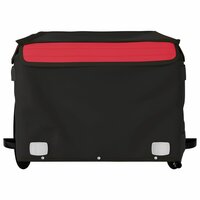 Fietstrailer 45 kg ijzer zwart en rood 5
