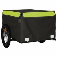 Fietstrailer 45 kg ijzer zwart en groen 4