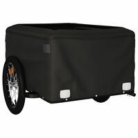 Fietstrailer 45 kg ijzer zwart en groen 8