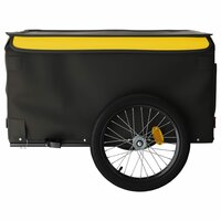 Fietstrailer 45 kg ijzer zwart en geel 7