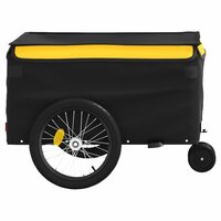 Fietstrailer 30 kg ijzer zwart en geel 7