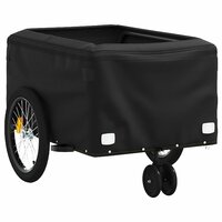 Fietstrailer 30 kg ijzer zwart en blauw 5