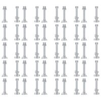 Klimstenen 50 st met touw meerkleurig 12