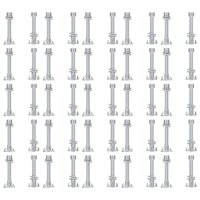 Klimstenen 25 st met touw meerkleurig 11