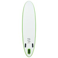 Stand Up Paddleboardset opblaasbaar groen en wit 3