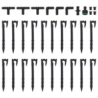 Druppelslang 0,6&amp;apos;&amp;apos; 50 m rubber zwart 6