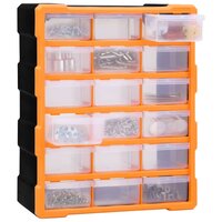 Organiser met 18 medium lades 38x16x47 cm 2