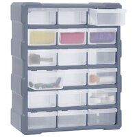 Organiser met 18 medium lades 38x16x47 cm 3