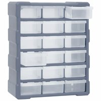 Organiser met 18 medium lades 38x16x47 cm 5