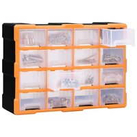 Organiser met 16 medium lades 52x16x37 cm 3