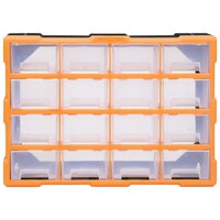 Organiser met 16 medium lades 52x16x37 cm 5