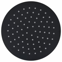 Regendouchekop rond 20 cm roestvrij staal zwart 2