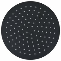 Regendouchekop rond 25 cm roestvrij staal zwart 2