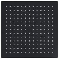 Regendouchekop vierkant 25x25 cm roestvrij staal zwart 2