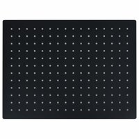 Regendouchekop rechthoekig 40x30 cm roestvrij staal zwart 2