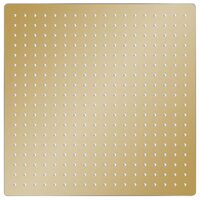 Regendouchekop vierkant 50x50 cm roestvrij staal goudkleurig 2