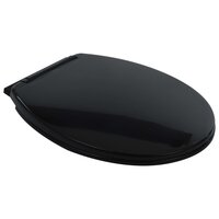 Toilet verhoogd 7 cm soft-close randloos keramiek zwart 8