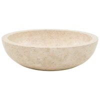 Gootsteen 40x12 cm marmer cr&egrave;me 3