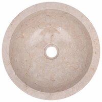 Gootsteen 40x12 cm marmer cr&egrave;me 12