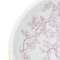 Opzetwasbak rond &Phi;41x14 cm keramiek wit en geel 5