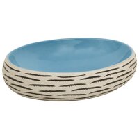 Opzetwasbak ovaal 59x40x15 cm keramiek meerkleurig 2