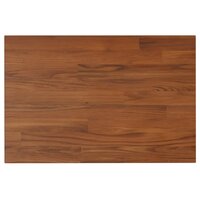 Wastafelblad 60x40x2,5cm behandeld massief hout donkerbruin 2