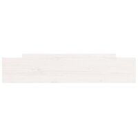 Bedlades 2 st massief grenenhout wit 4