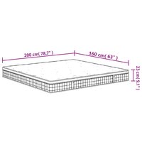 Binnenveringmatras middelhard 160x200 cm 7