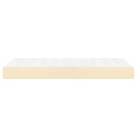 Pocketveringmatras 80x200x20 cm stof cr&egrave;mekleurig 4