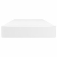 Pocketveringmatras 80x200x20 cm kunstleer wit 3