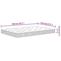 Schuimmatras middelzacht 120x200 cm 9