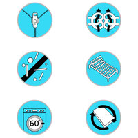 Boxspringtopmatras 200x180x5 cm 8