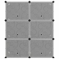 Schoenenrek 84,5x31x93,5 cm polypropeen zwart 3